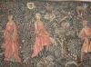  TAPISERIE VECHE CULEGEREA FRUCTELOR  1, 73 m x 1, 01 m