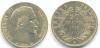  moneda de aur cu Imparatul Napoleon din anul 1855