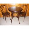  Masa + 2 Scaune curbate stil Thonet