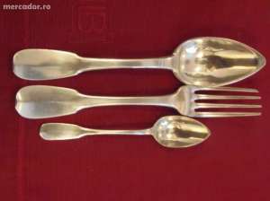 set tacamuri argint masiv,  Franta