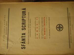 vand biblie veche ,  1936,  stare buna,  si icoana pe lemn veche 26 x 19 cm