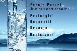 FORAJE PUTURI  CU TUB PVC ECO.100%  LA  PRETURI  NEGOCIABILE