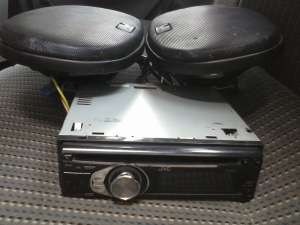 cd player auto JVC + 2 boxe Kenwood