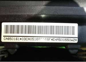Airbag Land Rover Discovery 3,  Freelander 2,  Range Rover Sport emblema neagra SECOND