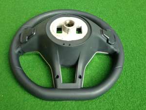 Mercedes Benz volan AMG piele comenzi nichelate padele F1 DSG 2011->>