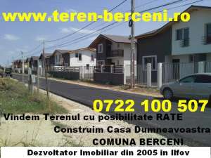 Terenuri de casa de la 15Eur/mp rate cu avans Mic