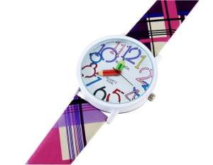 WoMaGe,  Ceas Mana,  Funny,  Multicolor,  Carcasa Rotunda - w64