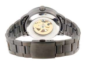 Sinobi,  Ceas Mana,  Mecanic,  Dial Otel Inoxidabil,  Skeleton - w101