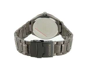Ceas Electronic,  Dial Otel Inoxidabil,  Bratara Neagra - w108