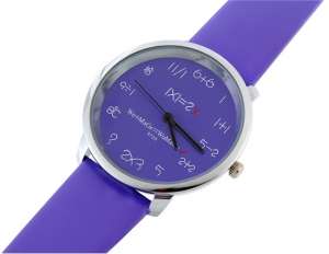 WoMaGe,  Ceas Analog,  Dial Rotund,  Unisex,  Purpuriu - w178