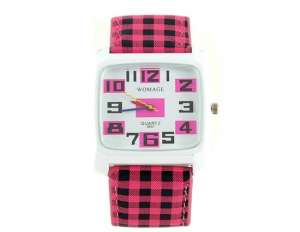 WoMaGe,  Ceas Mana,  Design Elegant,  Rosu - w199
