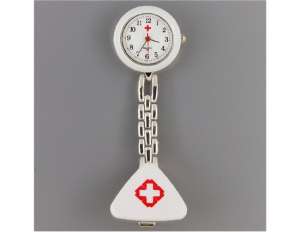 Ceas Quartz,  Rosu Alb,  Asistente,  cu Clips - w202