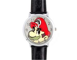 Ceas Unisex,  Super Mario,  Quartz,  Curea Neagra - w203