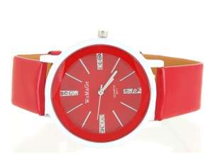 WoMaGe,  Ceas Mana,  Quartz,  Elegant,  Rosu - w224