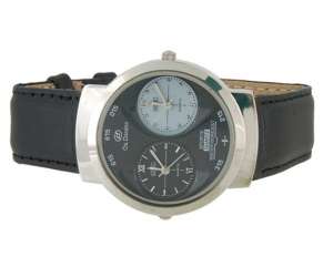 OS.Dandon,  Ceas Barbati,  Design Dual,  Quartz,  Negru - w227