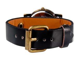 Ceas Mana,  Analog,  Model Barba,  Curea Neagra,   - w272