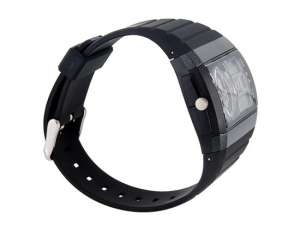 Anike,  Ceas Sport,  Argintiu cu Negru,  Rezistent Apa 50 m - w280