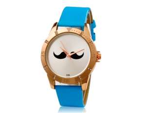 Ceas Analog,  Quartz,  Dial Modern,  Domnisoare,  Albastru - w299