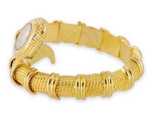Ceas Fashion,  Forma Bratara Eleganta,  Auriu - w325