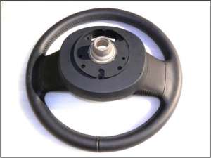 MINI COOPER 2S Volan piele NOU cu AIRBAG ,  in 2 spite ani fabricatie 2011-2014