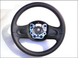 MINI COOPER 2S Volan piele NOU cu AIRBAG ,  in 2 spite ani fabricatie 2011-2014