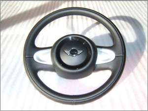 MINI COOPER 2S Volan piele NOU cu AIRBAG ,  in 2 spite ani fabricatie 2011-2014