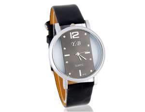 r.B,  Ceas Mana,  Fashion,  Dial Negru,  Analog,  Casual,  Negru - w354