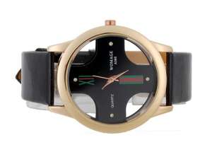 Ceas Mana,  Barbati,  Stilat,  Analogic,  Curea Neagra - w379