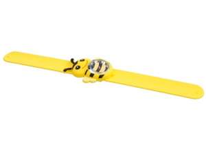 Ceas Copii,  Unisex,  Forma Albina,  Curea Plastic,  Galben - w438
