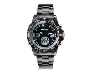 Ceas Mana,  Dual,  Analog&Digital,  Rezistent Apa,  Alarma - w465