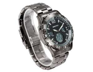 Ceas Mana,  Dual,  Analog&Digital,  Rezistent Apa,  Alarma - w465