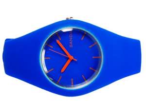 Sanda,  Ceas Sport,  Analog,  Curea Albastra - w489