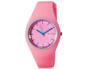 Sanda,  Ceas Sport,  Analog,  Curea Roz - w490