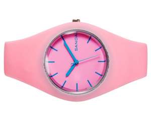 Sanda,  Ceas Sport,  Analog,  Curea Roz - w490