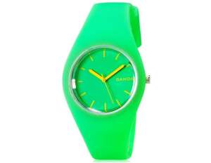 Sanda,  Ceas Sport,  Analog,  Curea Verde - w492