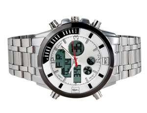 Ceas Mana,  Display Dual Analog Digital,  Rezistent Apa - w506