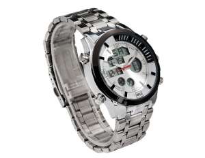 Ceas Mana,  Display Dual Analog Digital,  Rezistent Apa - w506