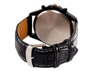 Valia,  Ceas Mana,  Quartz,  Analog,  Dial Alb,  Curea Neagra - w514