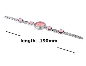 Ceas Analog,  Quartz,  Dial Rotund,  Fashion,  Roz - w517