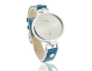 Ceas Mana,  Quartz,  Dial Gri,  Mecanism Japonez,  Albastru - w539