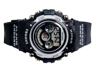 Shhors,  Ceas Mana,  Unisex,  Digital,  LED,  Rezistent Apa - w543