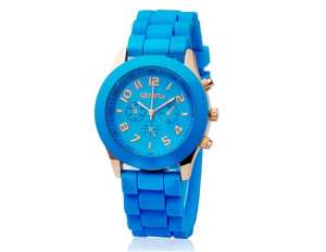 Geneva,  Ceas Mana,  Fashion,  Analog,  Albastru - w546