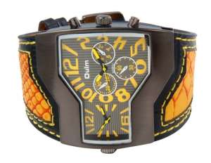 Ceas Mana,  Dual,  Sport,  Analog,  Quartz,  Piele Ecologica - w560