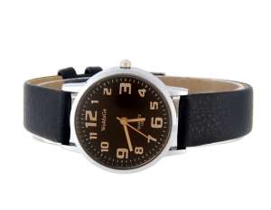 Womage,  Ceas Mana,  Doamne,  Dial Negru,  Analog,  Negru - w576