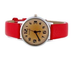 Womage,  Ceas Mana,  Doamne,  Dial Maro,  Analog,  Rosu - w577