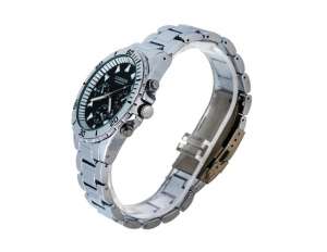 Curren,  Ceas Mana,  Dial Negru,  Electronic,  Data,  Argintiu - w580