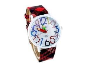 WoMaGe,  Ceas Mana,  Domnisoare,  Dial cu Creioane,  Rosu - w582