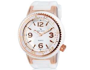 V6 SupeSpeed,  Ceas Mana,  Fashion,  Dial Alb,  Analog,  Silicon - w583