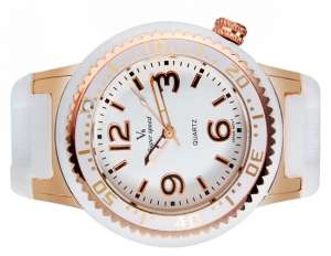 V6 SupeSpeed,  Ceas Mana,  Fashion,  Dial Alb,  Analog,  Silicon - w583
