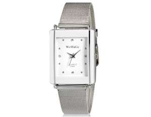 WoMaGe,  Ceas Mana,  Casual&Fashion,  Dial Alb,  Argintiu - w585